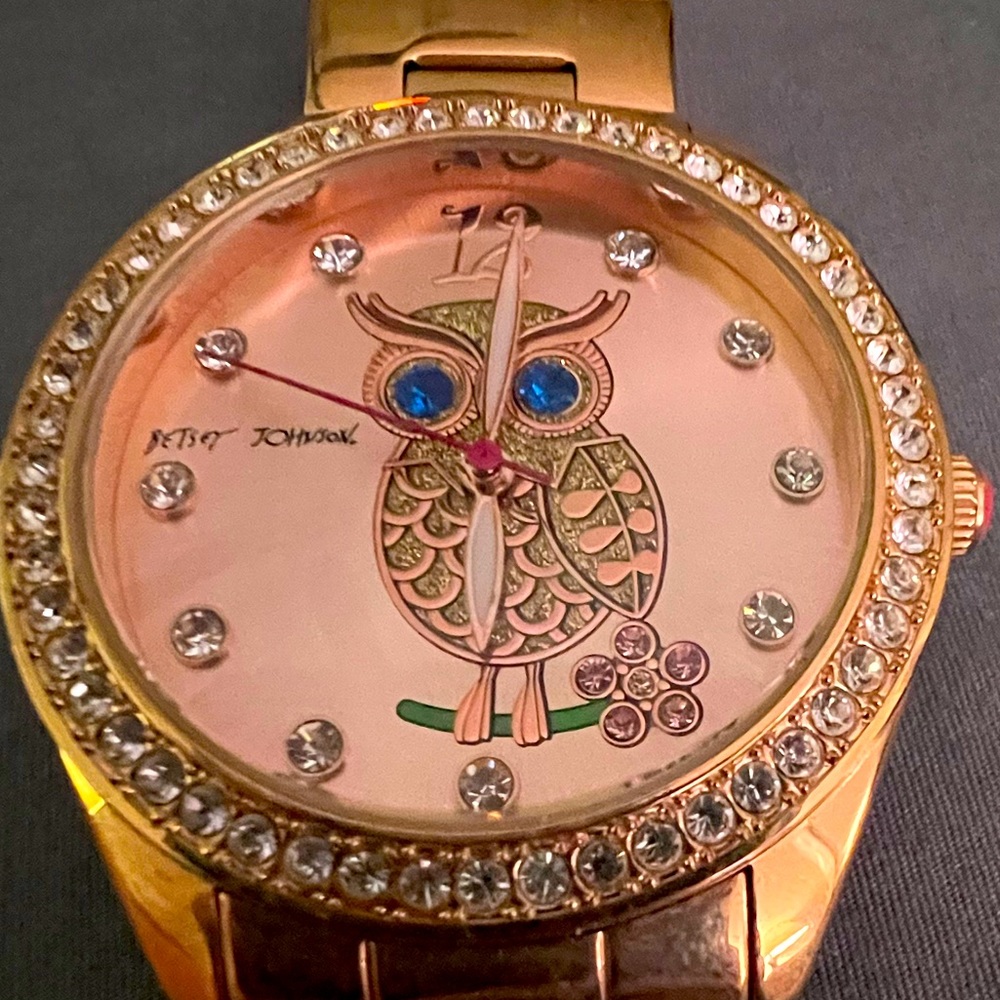 Betsey Johnson Owl Watch